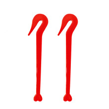 (Rouge 2 pièces) 1/2/4 pièces outil de retrait de bande élastique pour cheveux colorés coupe-élastique