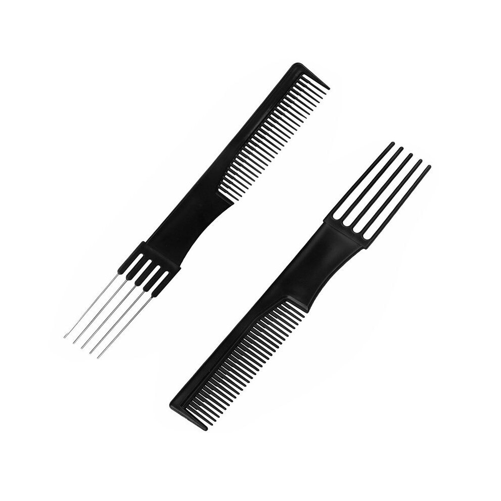 (Set of 2) Stylist Anti-Static Hairdressing Combs Multifunctional Hair Styling Hair Detangler Comb