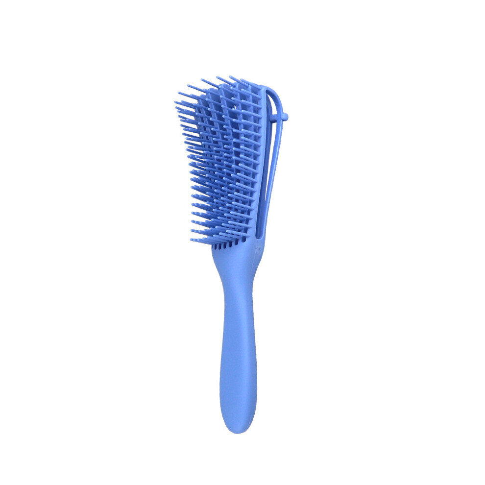 (Stely B Blue)Hair Comb Octopus Comb Detangling Brush for Curly Hair Women's Household Massage,
