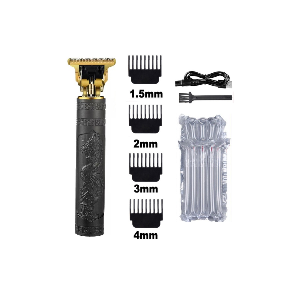 (Black Dragon A) Vintage T9 Professional Hair Clipper Hair Clippers Electric Hair Clipper