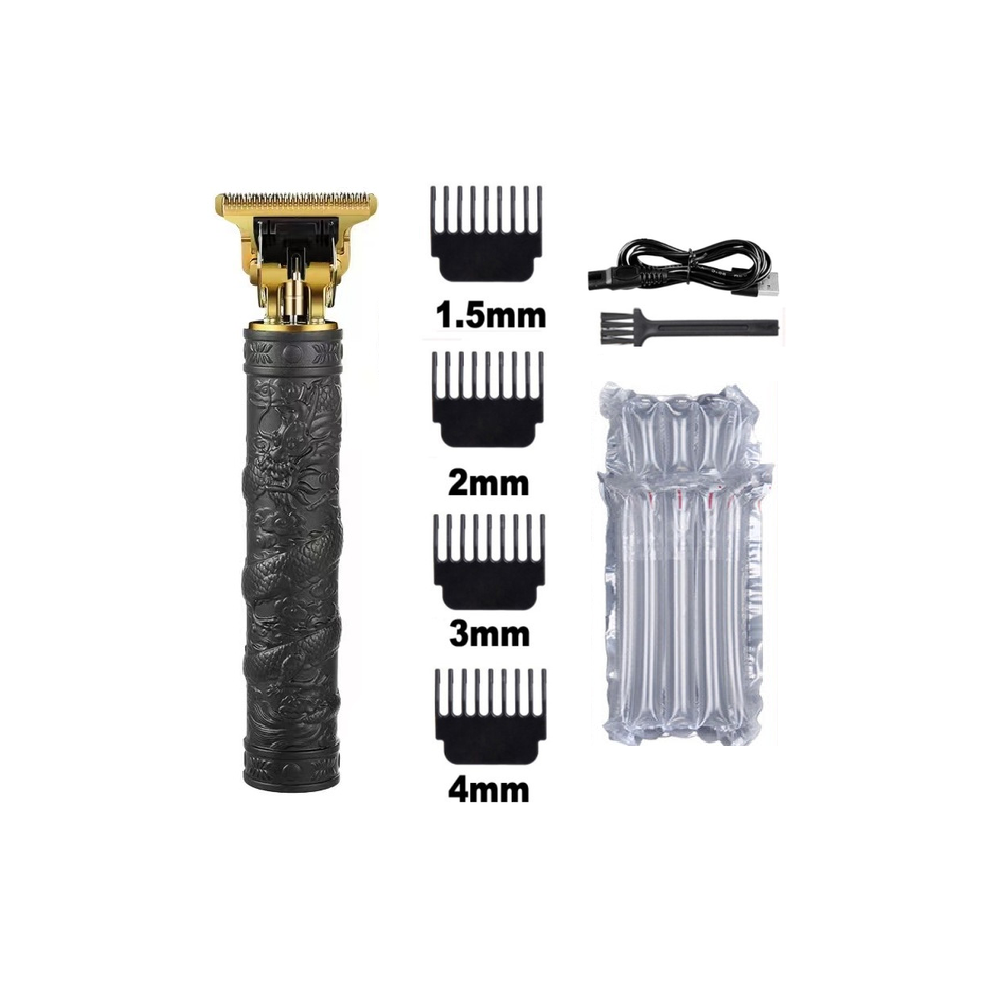 (Black dragon B)Vintage T9 Professional Hair clipper Hair clippers Electric hair clipper