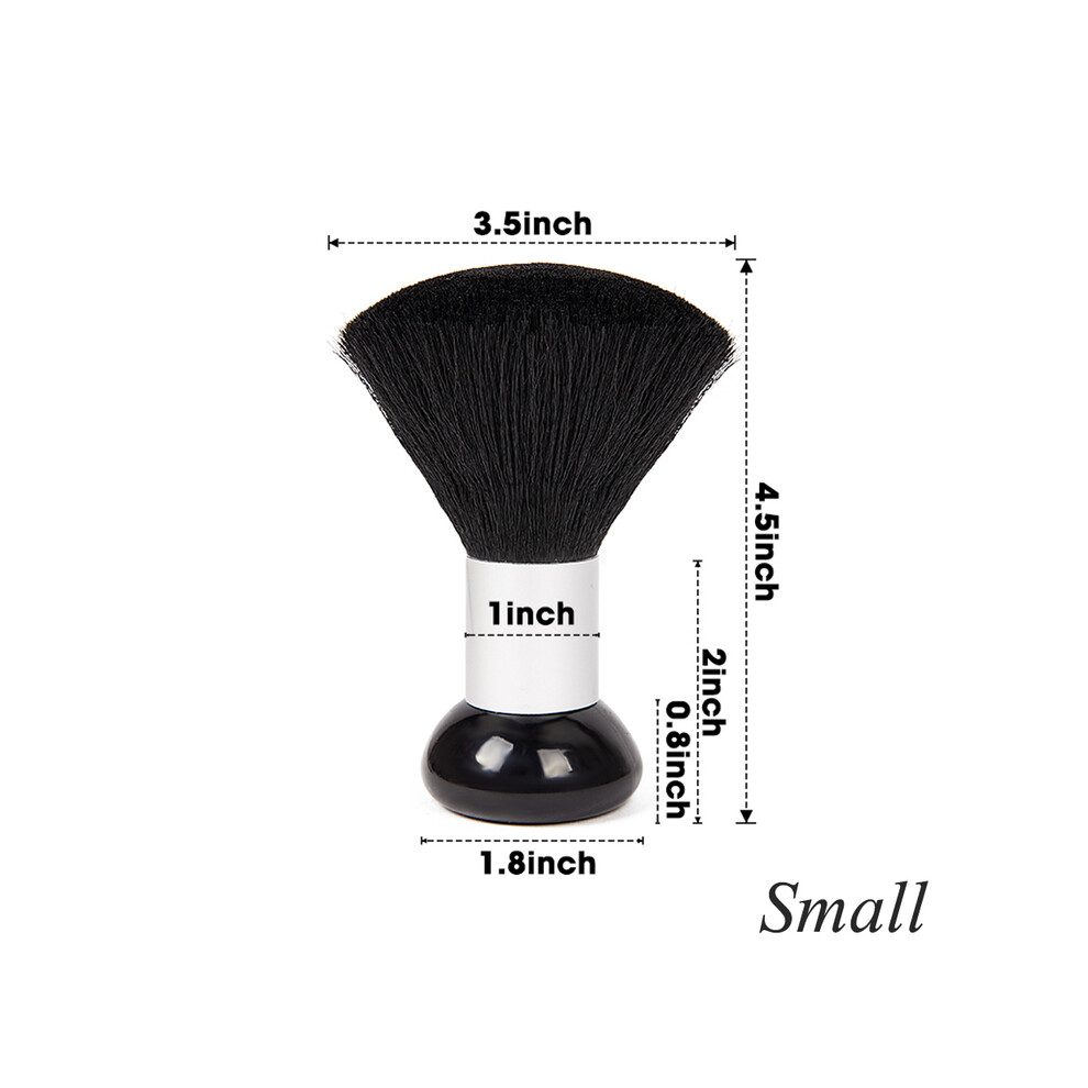 Unisex (Small) Soft Barber Neck Face Duster Brush Hair Sweeping Brush Salon Hair Cleaning Brush Professional