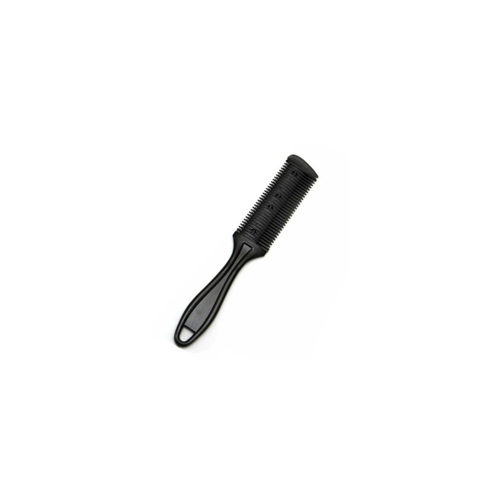 Black (Black)Multicolor Hair Cutting Comb Barber Styling Scissors Razor Magic Blade Combs Hairdressing Tool