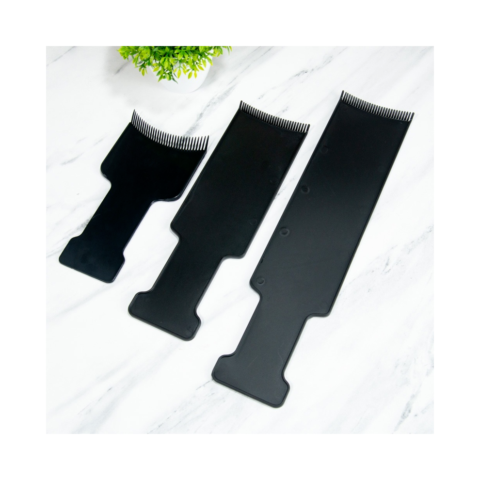 (M 27.2 8 cm) Professional hair coloring board Hair coloring Comb Hair brush Highlighter applicator