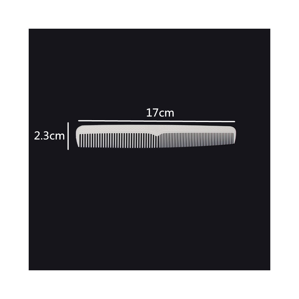 (SZ007-White-03)Professional Hair Salon Cairdresser Haircut Comb Barber Special Antistatic