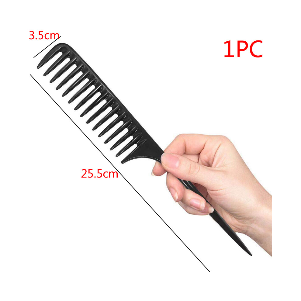 (1pc)1pc Wide Teeth Hair Comb Women's Wig Detangling Hair Salon Rake Comb Curly Hair Suitable