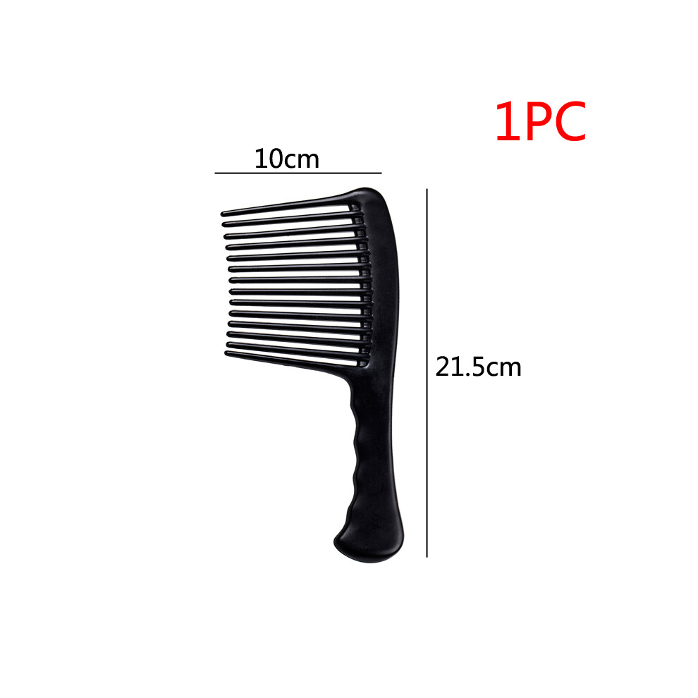 (1pc styles1)1pc Wide Teeth Hair Comb Women's Wig Detangling Hair Salon Rake Comb Curly Hair