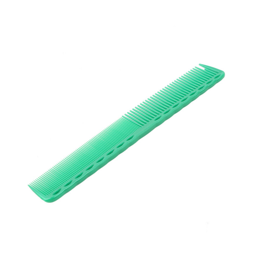 (Green 2)1pc Haircut Barber Hair Salon Heat Resistant Antistatic Cutting Comb Carbon Hair Styler