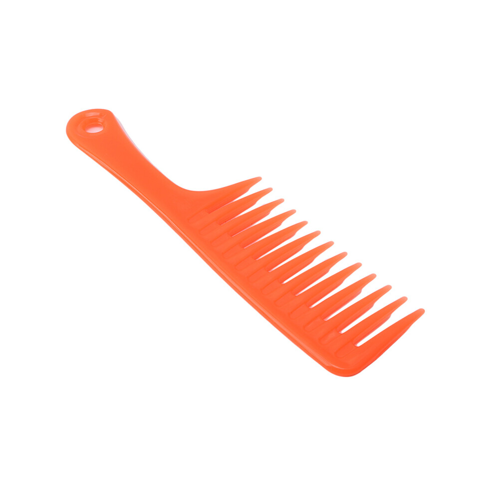 (Orange 8)1pc Haircut Barber Hair Salon Heat Resistant Antistatic Cutting Comb Charcoal Hair Styler