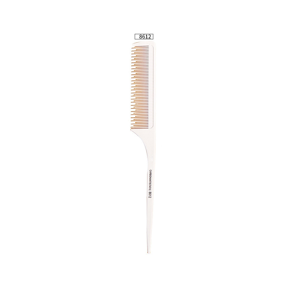 (8612)Hair Salon Carbon Comb Professional Hairdresser Cutting Comb Anti-Static Hair Comb Hair Cutting