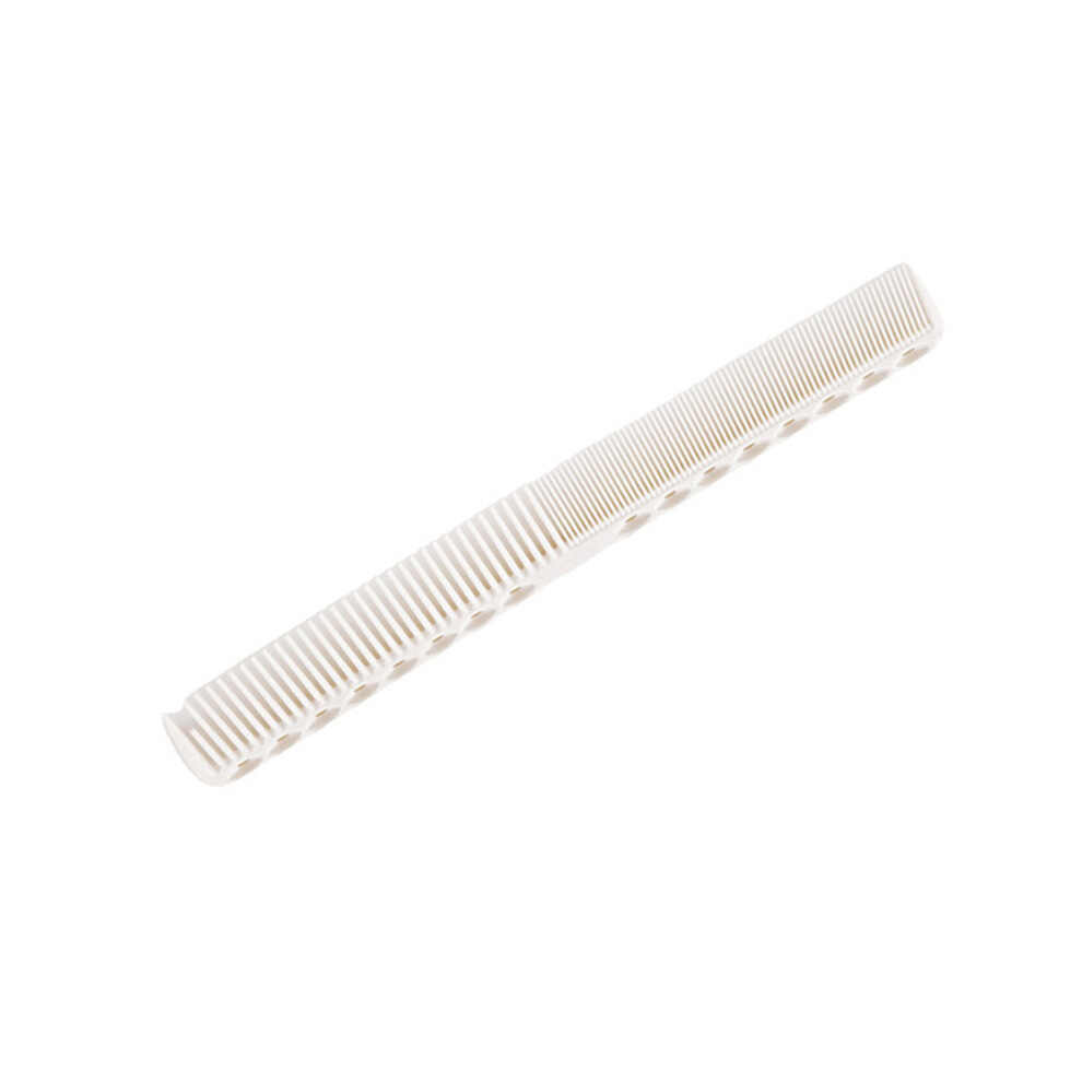 (White 2)1pc Haircut Barber Hair Salon Heat Resistant Antistatic Cutting Comb Carbon