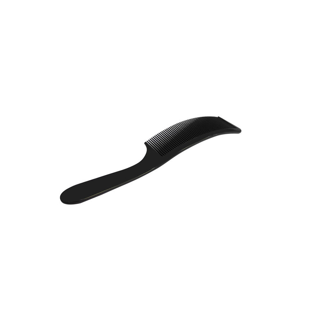 Black (Black)Professional Curved Shaver Hair Clipper Cutting Comb Barber Flat Top Comb Antistatic