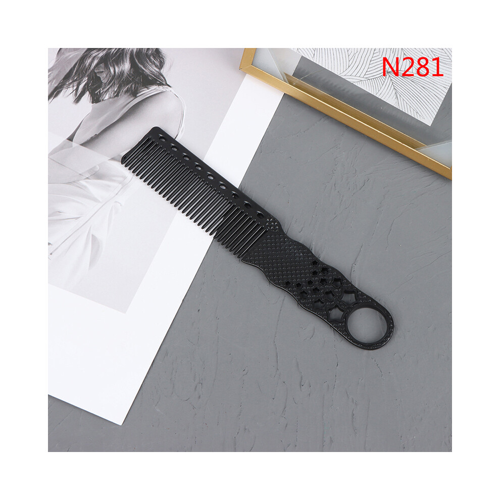Unisex (0)Professional Hair Cutting Comb Carbon Comb Salon Barber Styling Tool New