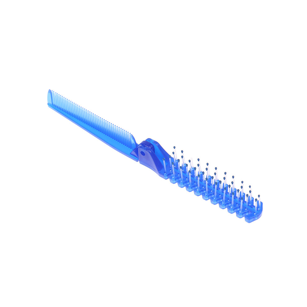 (blue) Point-tail Highlight Comb Shiny Comb Plastic Comb Hair Salon Color Brush Styling Comb Tool