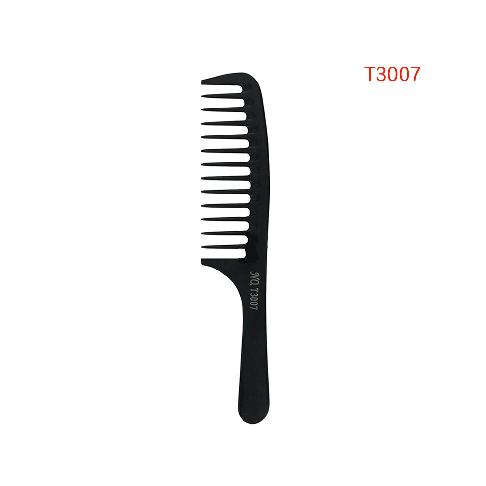 Black ( - 7)Point-Tail Highlight Comb Shiny Comb Plastic Comb Hair Salon Color Brush Styling Comb Tool