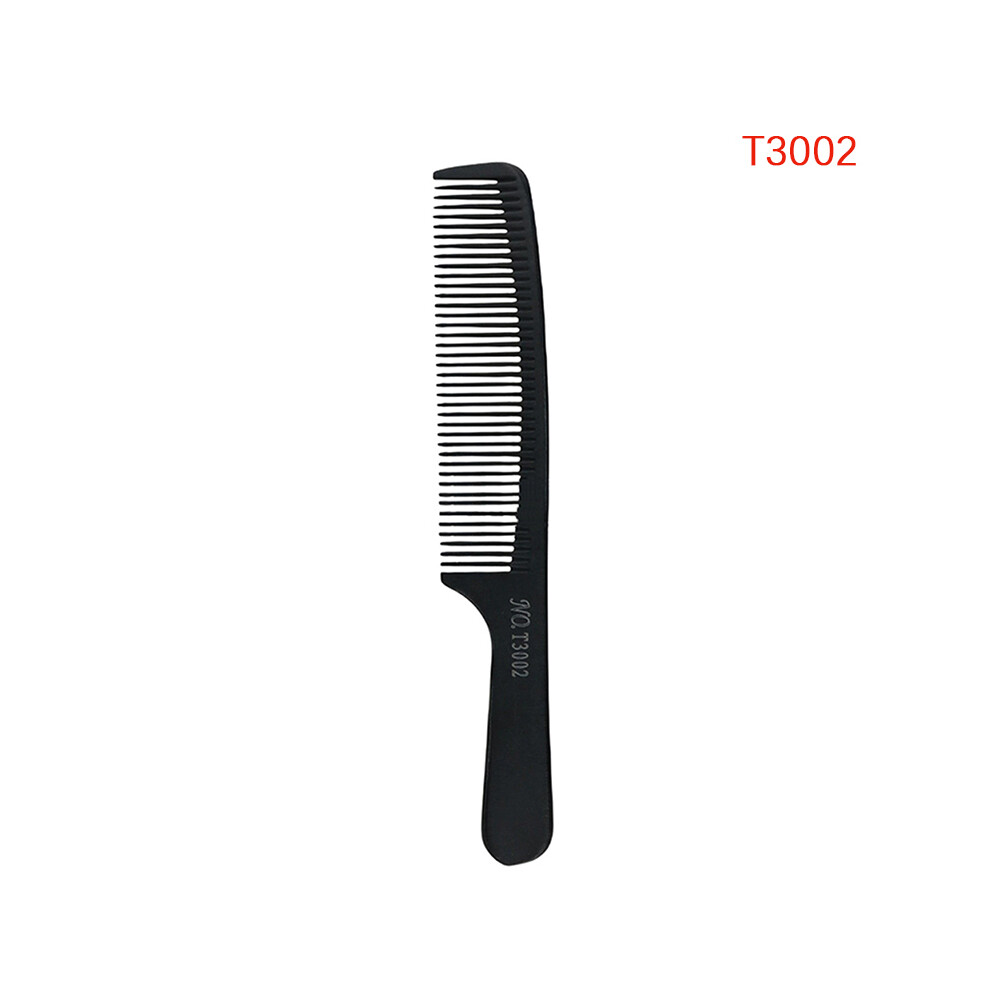 Black (-2)Point-Tail Highlight Comb Shiny Comb Plastic Comb Hair Salon Color Brush Styling Comb Tool