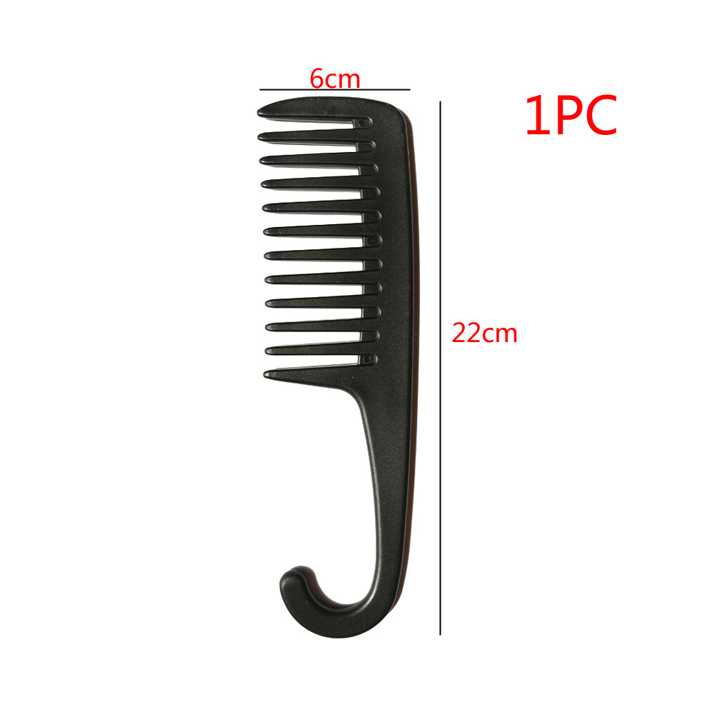 (1pc)1pc Wide Teeth Hair Comb Women's Wig Detangling Hair Salon Rake Comb Curly Hair Suitable