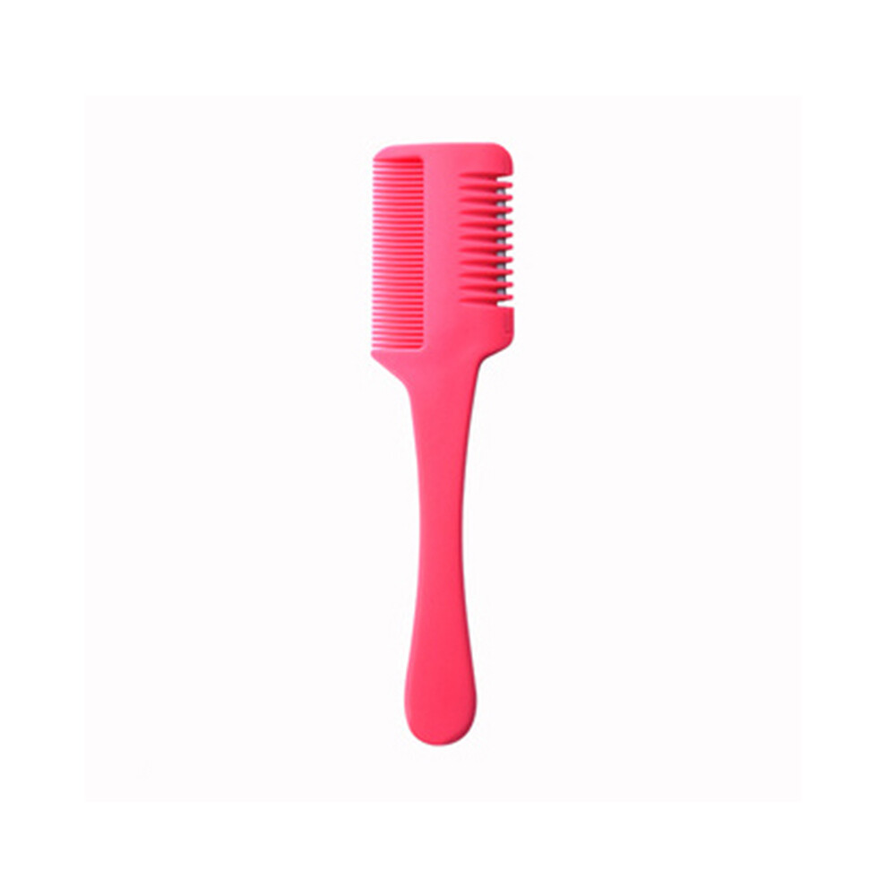 Unisex Red (Red) Combs For Hairdressers Professional Hair Thinning Salon Comb Comb Comb With Razor Blade
