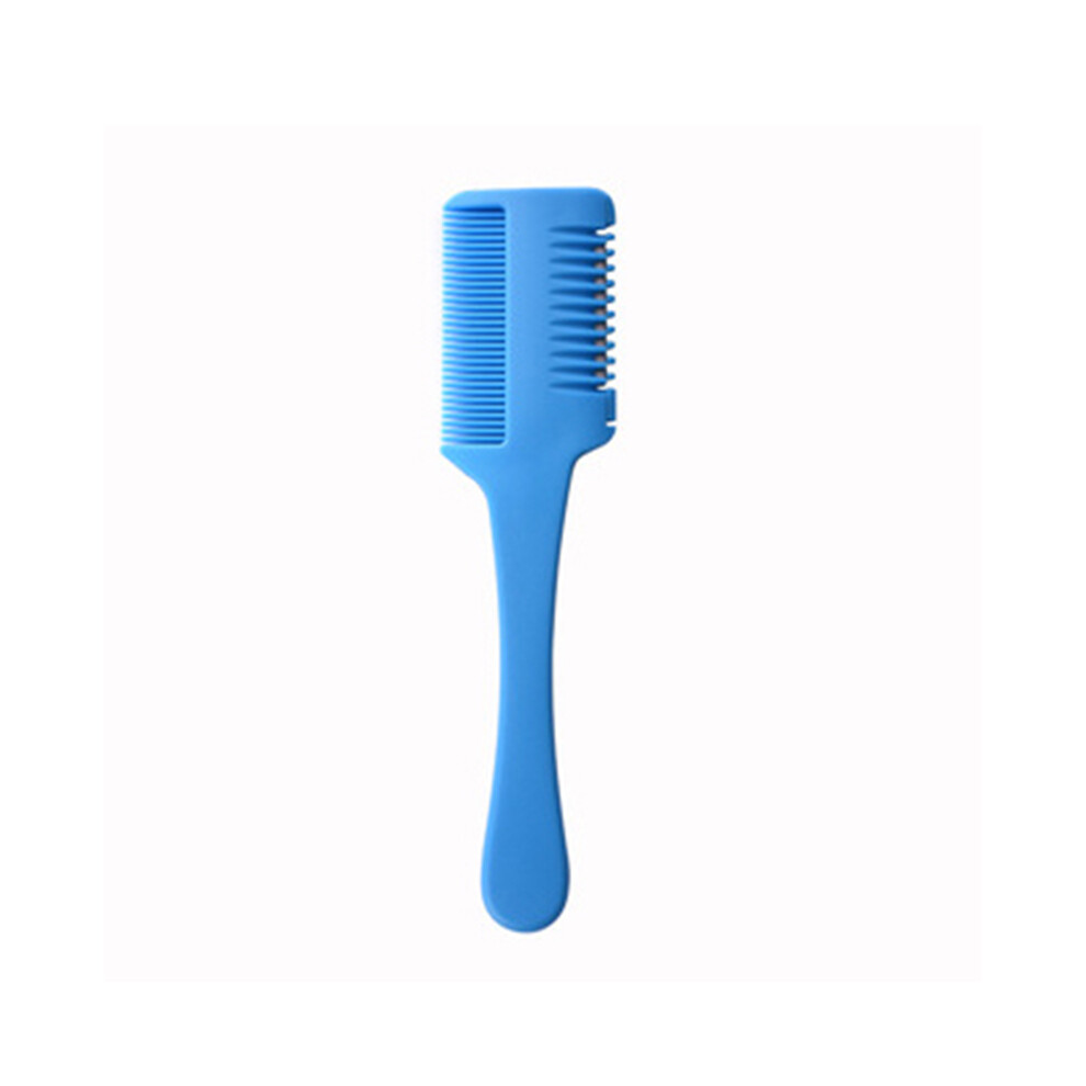 Unisex Blue (Blue) Combs For Hairdressers Professional Hair Thinning Hairdressing Comb Comb Comb With Razor Blade