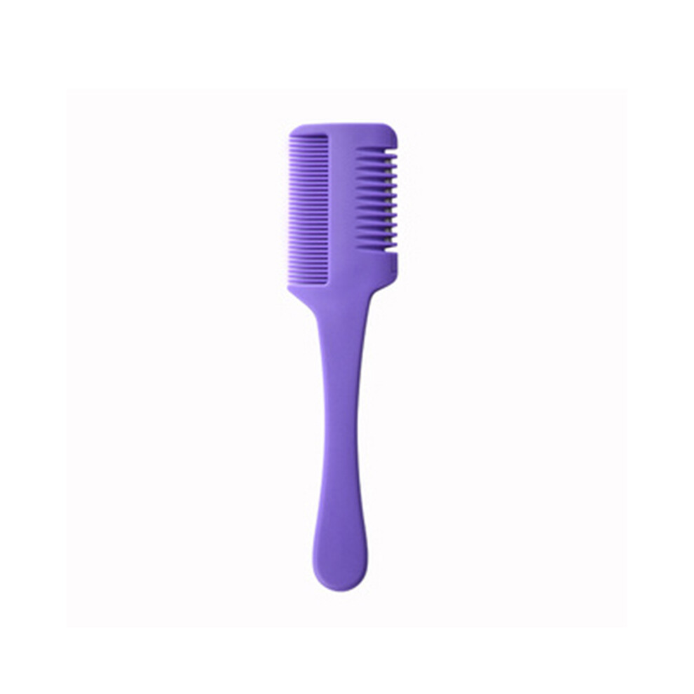 Unisex (Violet) Combs For Hairdressers Professional Hair Thinning Salon Comb Comb Comb With Razor Blade