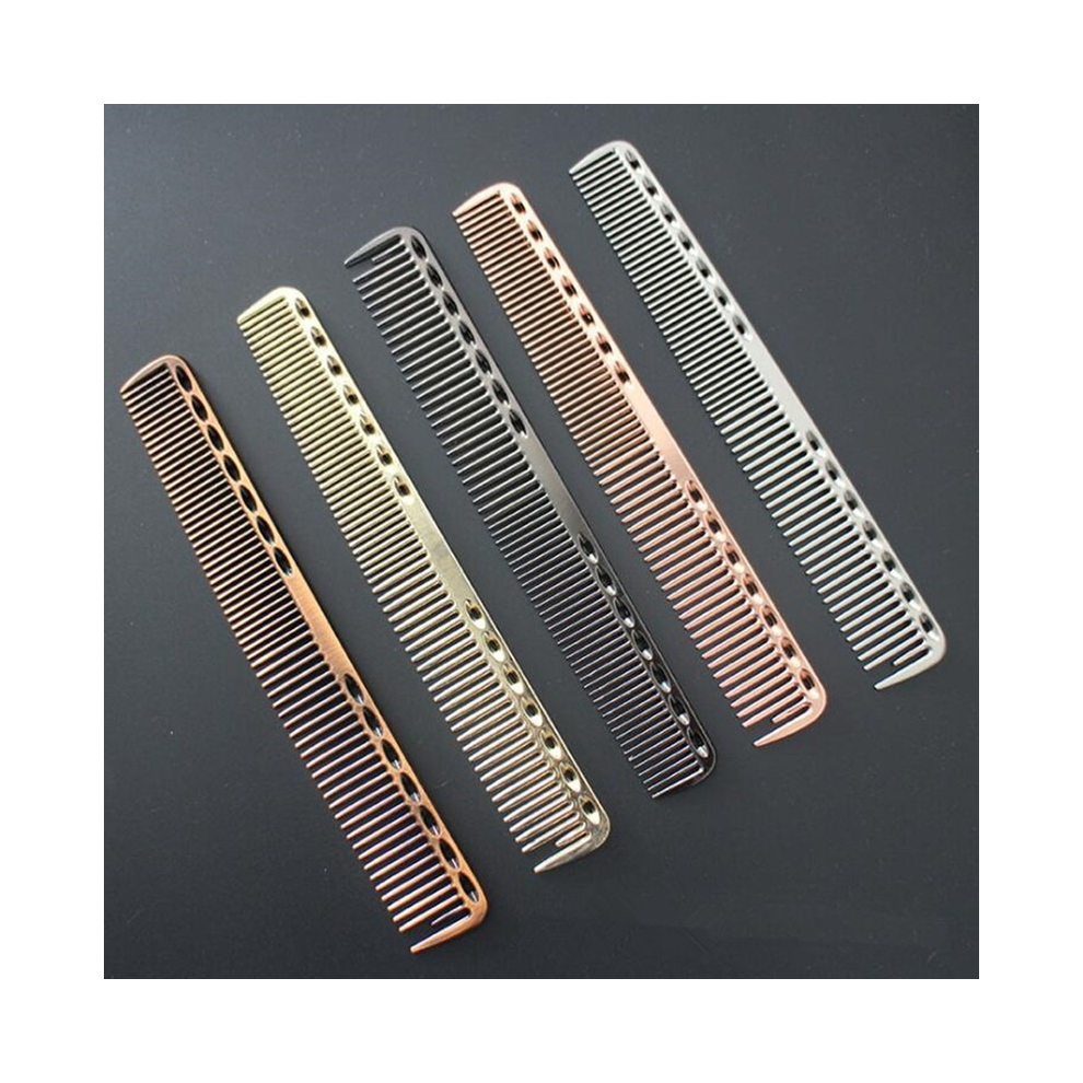 Unisex Bronze (Small ) Space Aluminuml Hair Comb Pro Hairdressing Combs ÑÐ°ÑÑÐµñÐºð° Ð´Ð»Ñ Ð²Ð¾Ð»Ð¾Ñ Hair Cutting