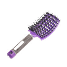 (Purple)Original Hair Brush Magic Hair Comb Detachable Hair Brush Detangle Lice Massage Comb Women