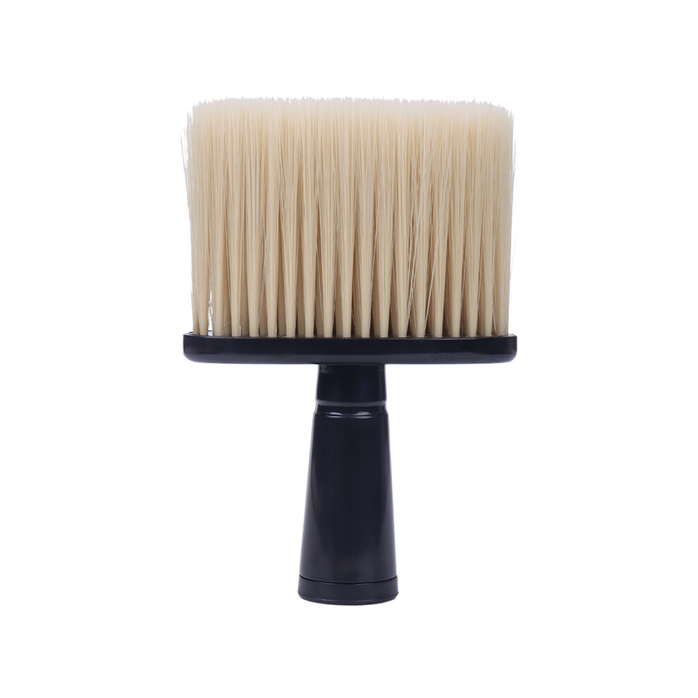 White (White)Soft Neck Facial Cleansing Brushes Barber Hair Clean Hairbrush Beard Brush Salon Haircut
