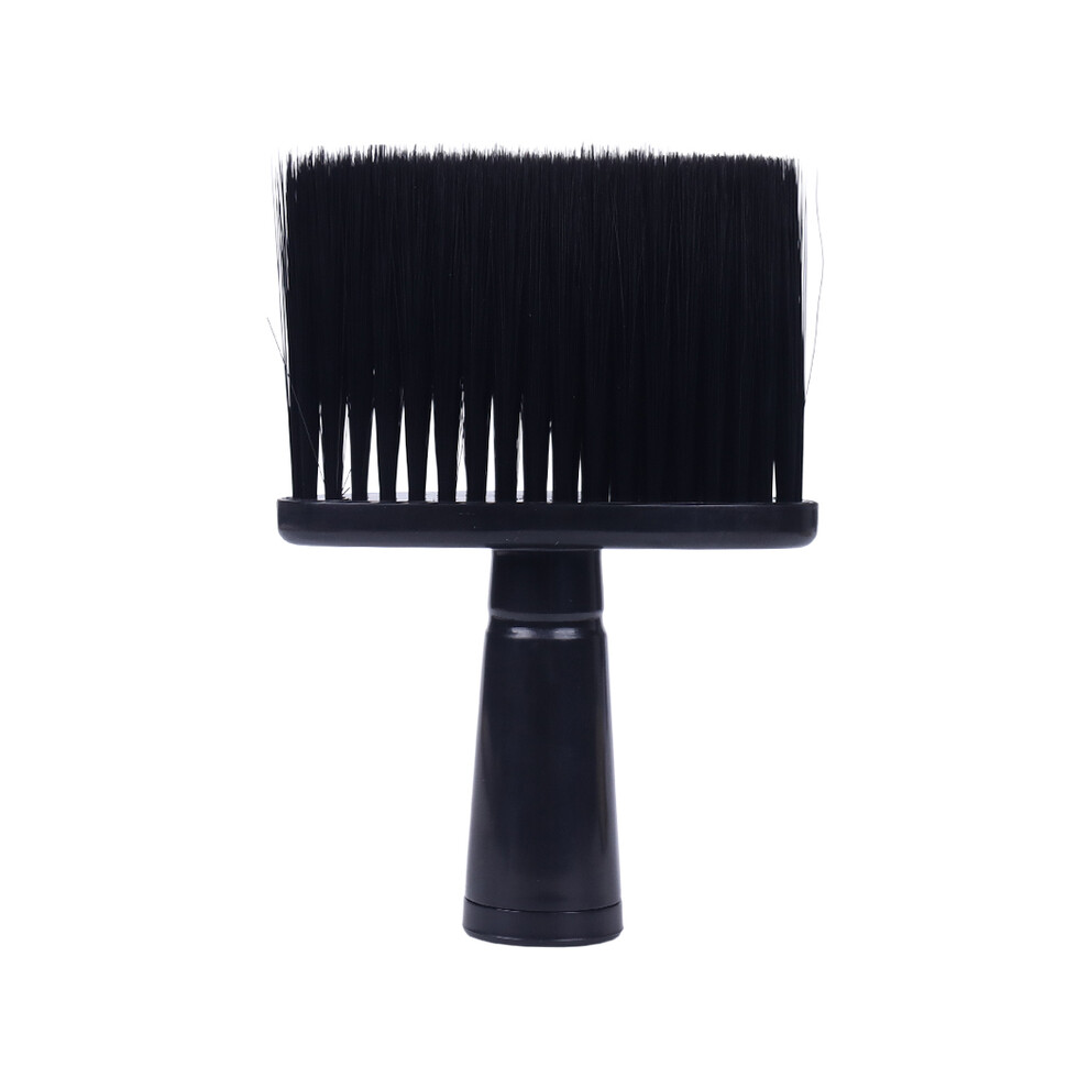 Black (Black) Soft Neck Facial Cleansing Brushes Barber Hair Clean Hair Brush Beard Brush Salon Haircut