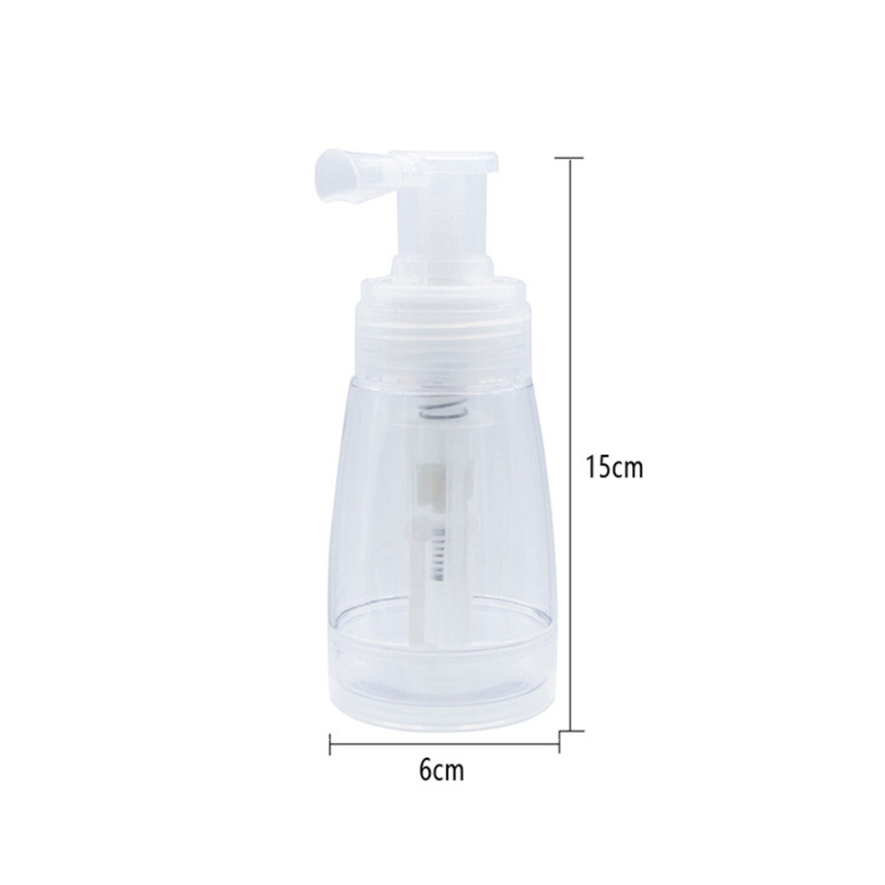 (180ml)180ml Barbertop Hair Salon Powder Spray Bottle Barber Baircut Talc Refillable Silicone