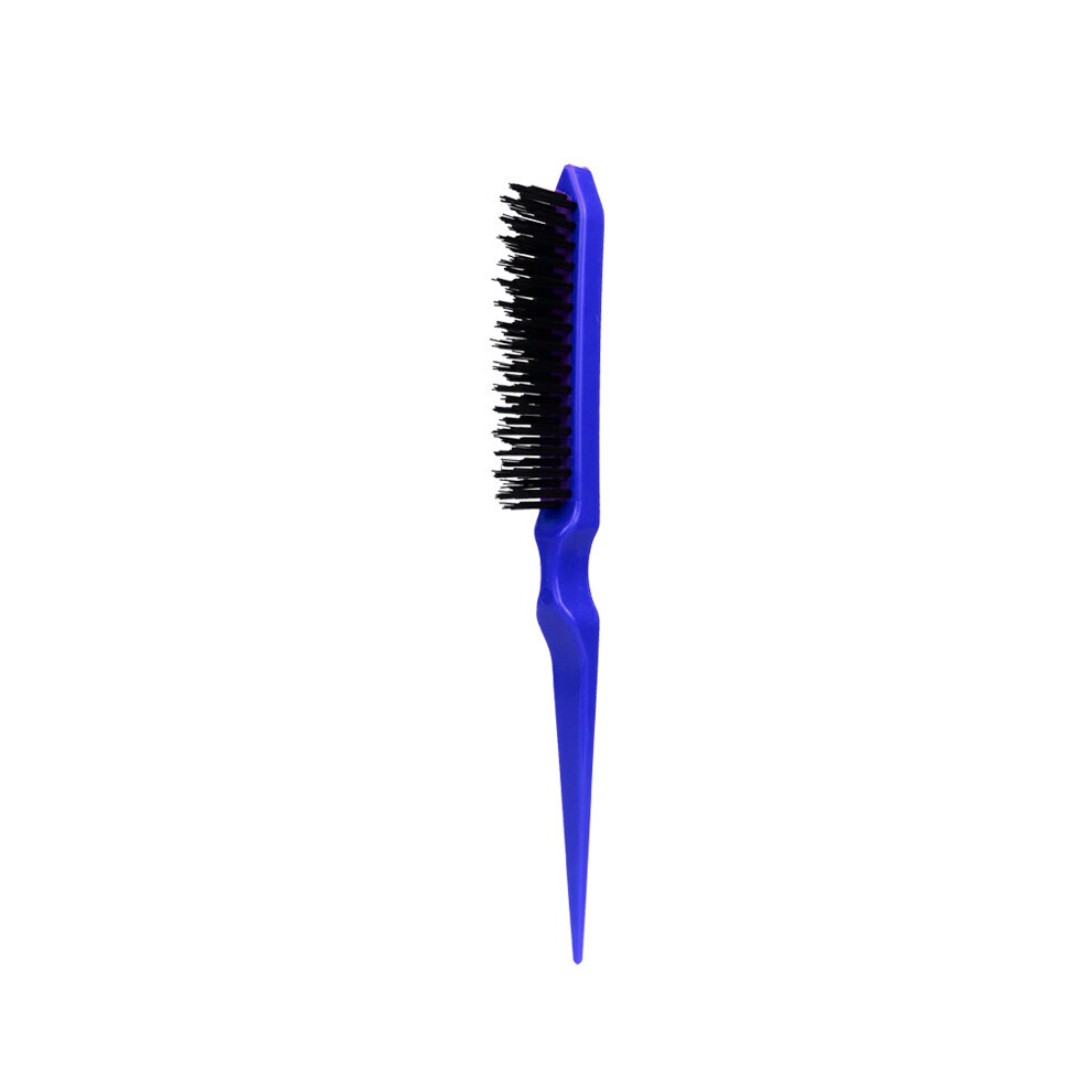 (Bleu) 1 pièce Brosse à cheveux professionnelle Peigne Peigne Peigne arrière Brosse à cheveux Outil