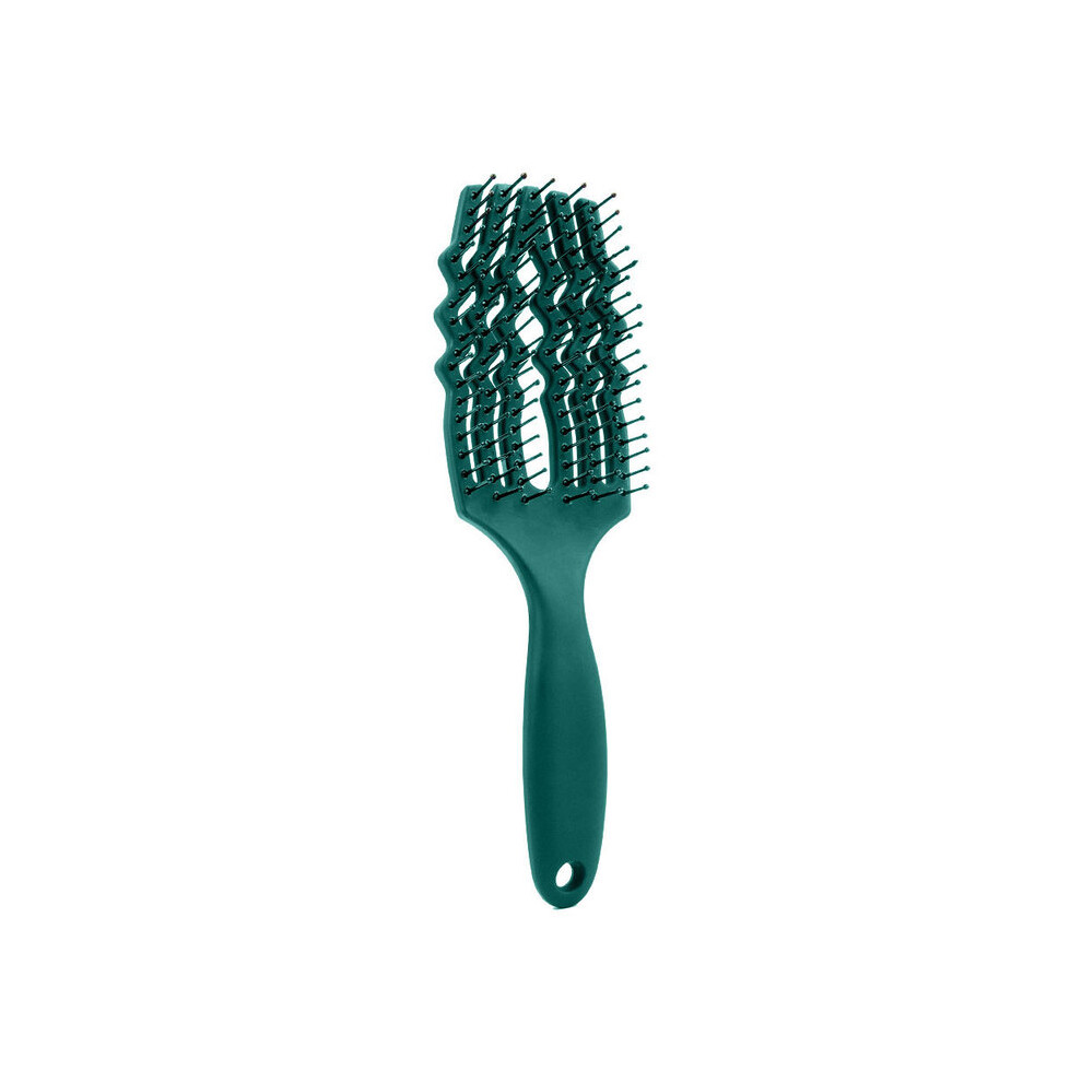 Green ( Without Hair)Hair Brush Hair Comb Detachable Hair Brush Detangle Lice Massage Comb Women Tangle