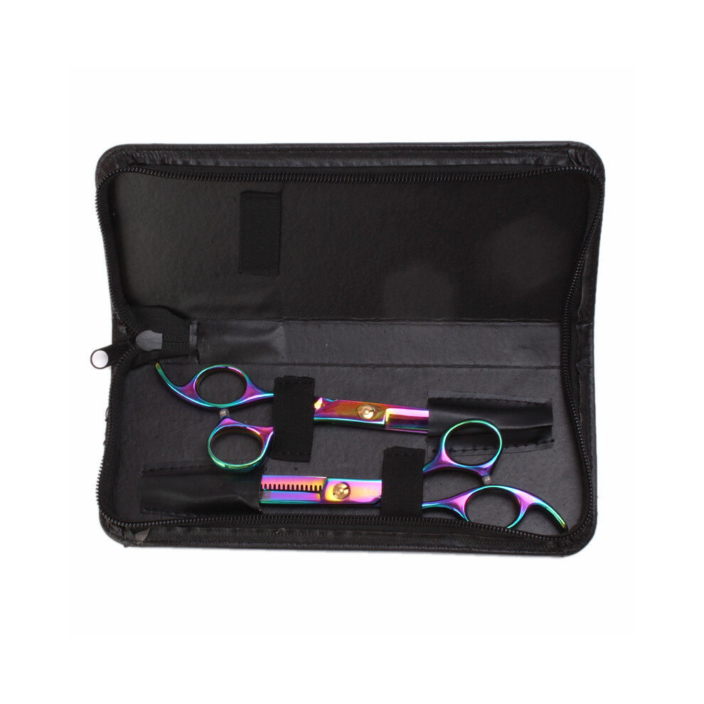 (plum) Japan 6.0" kashos gold ium hairdressing scissors golden hair scissors thinning hair cutting hair