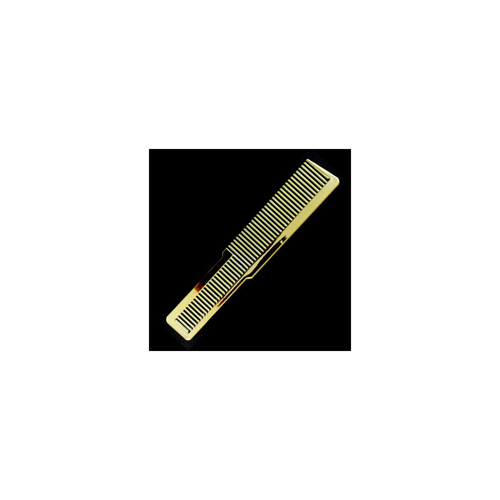 (B) Electroplating Hair Cutting Hair Salon Comb Colorful Rainbow Comb Portable Barber Hair Salon