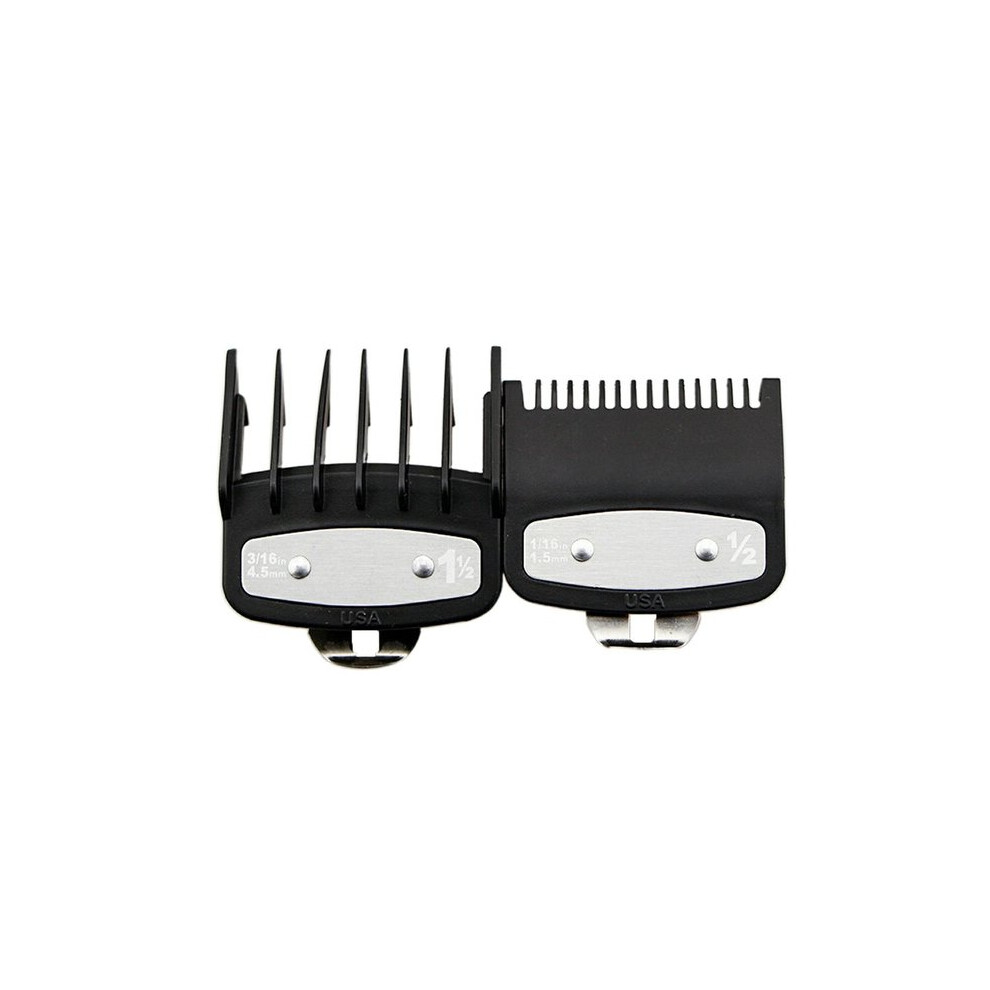 (A)2pcs for Wahl hair clipper controller Comb cutting limits combs 2pcs set Standard guards Attach parts