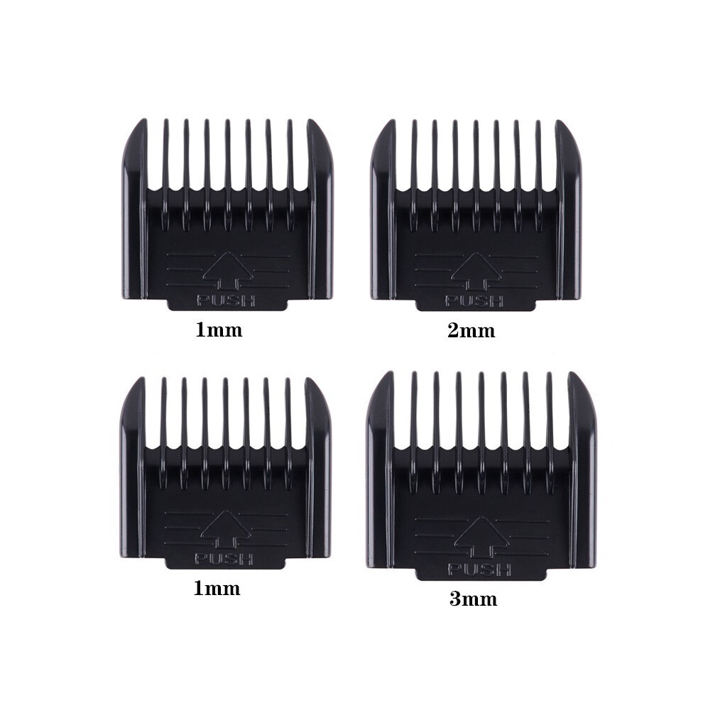 (A)4 Pcs CHIGO ZG-838 ZG-938 Limited Combs Hair Cutting Guide Investment Comb Set For Wahl Hair Cutting