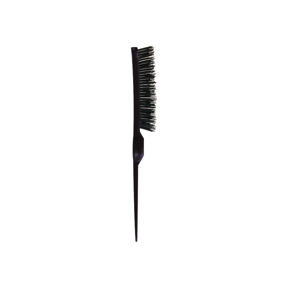Black ( B)Salon Teasing Back Hair Diy Brushes Boar Bristles Wood Slim Line Comb Hair Brush