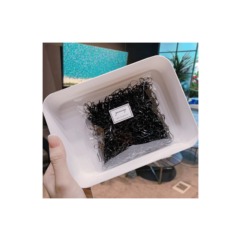 (1000 pcs) Durable hair bands Rubber band 1000 pcs/pack Elastic rubber band For Girls Kids DIY