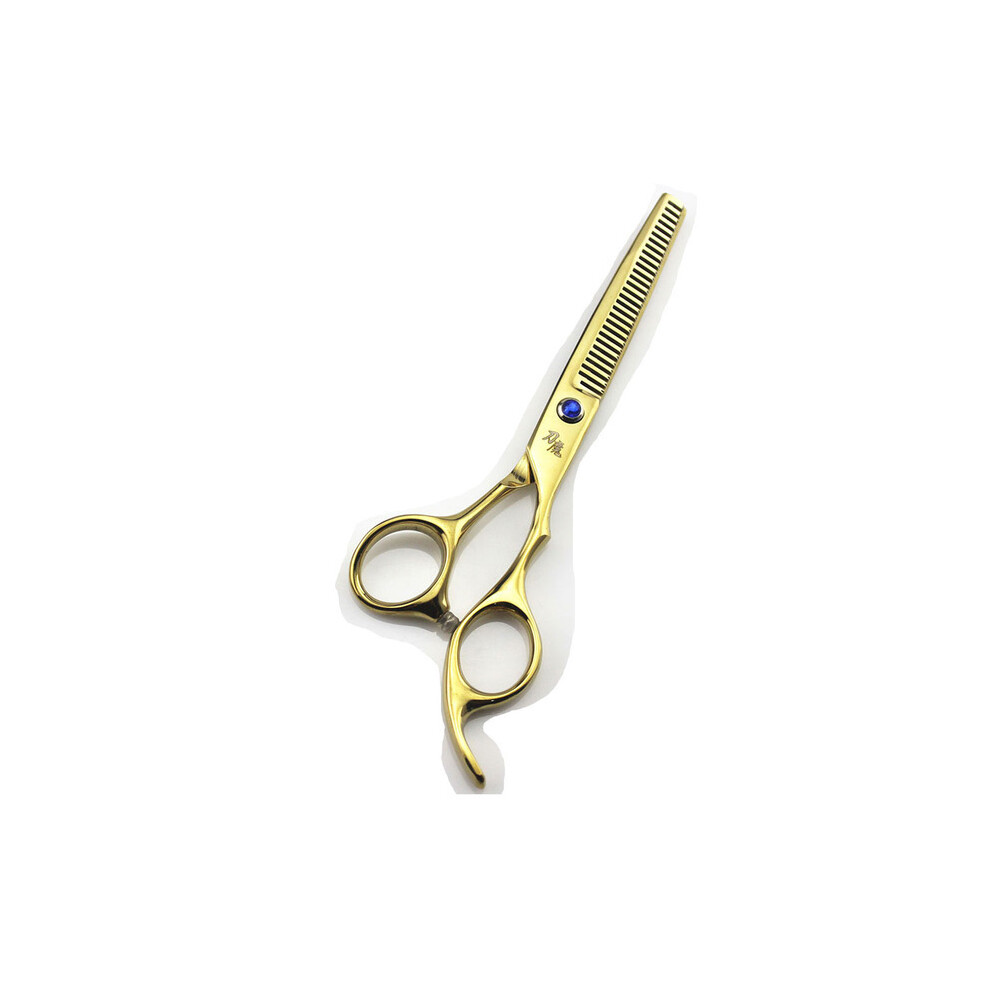 (Slim)FnLune Professional 6.0 Inch Hairdressing Scissors Hairdressing Scissors Thinning Scissors Flat