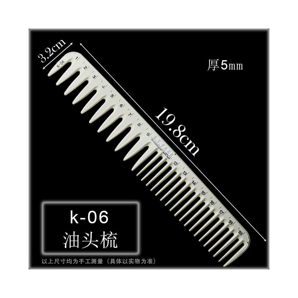 (K06) 1pc peigne de coupe de cheveux professionnel peigne de coupe de cheveux incassable de barbier