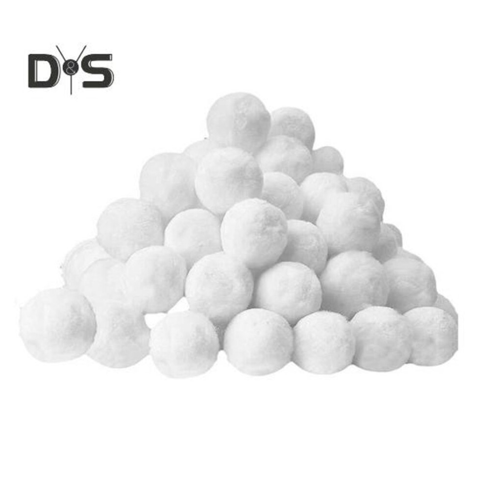 (white, B) Pool Filter Balls Replace Pool Filter Sand Plush Filter Balls Reusable Fiber Media Balls For Sand Filter Pump Swimming Pools Aquariums