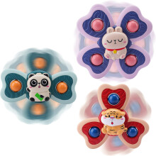 Suction Cup Spinner Toy, Travel Toys for Toddlers 12-18 Months