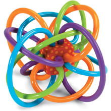 Manhattan Toys Winkle Rattle and Sensory Dental Toys, Hand Gra