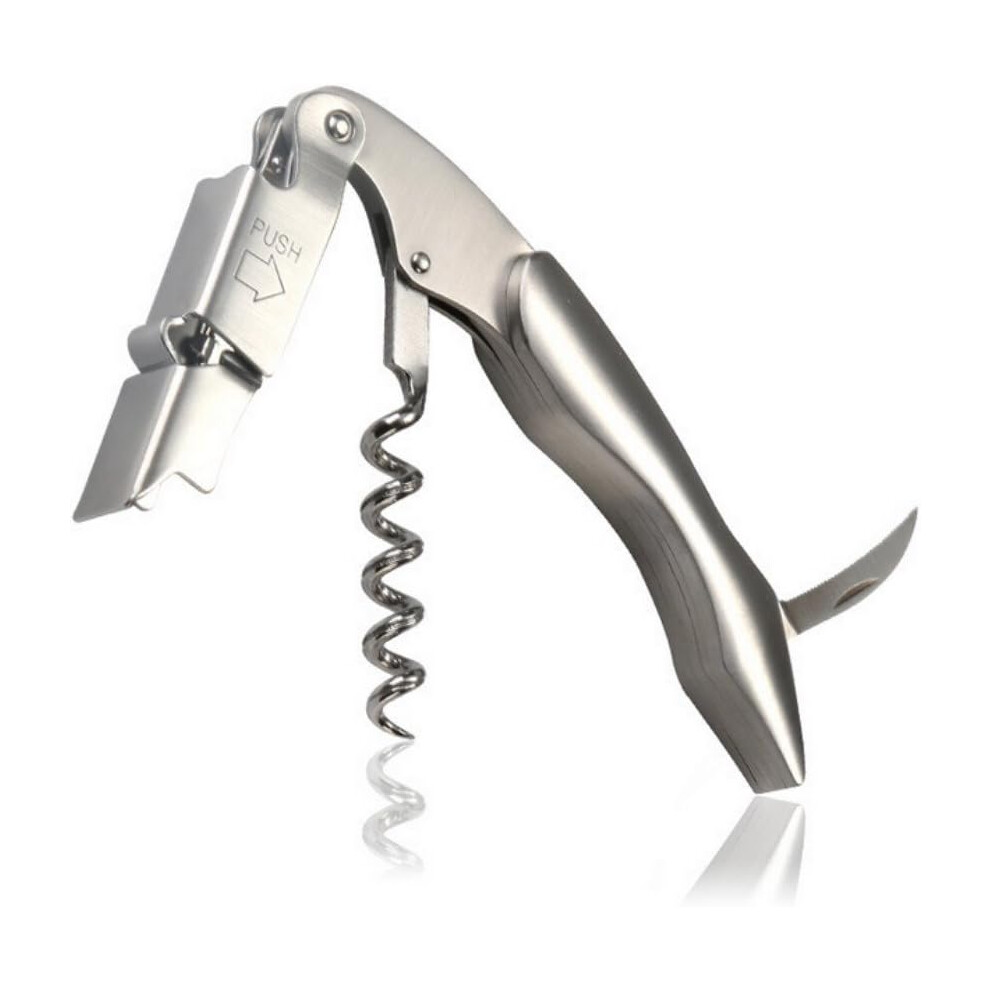 Corkscrews for waiters - High-grade all-in-one premium stainless steel corkscrew, bottle opener and paper cutter