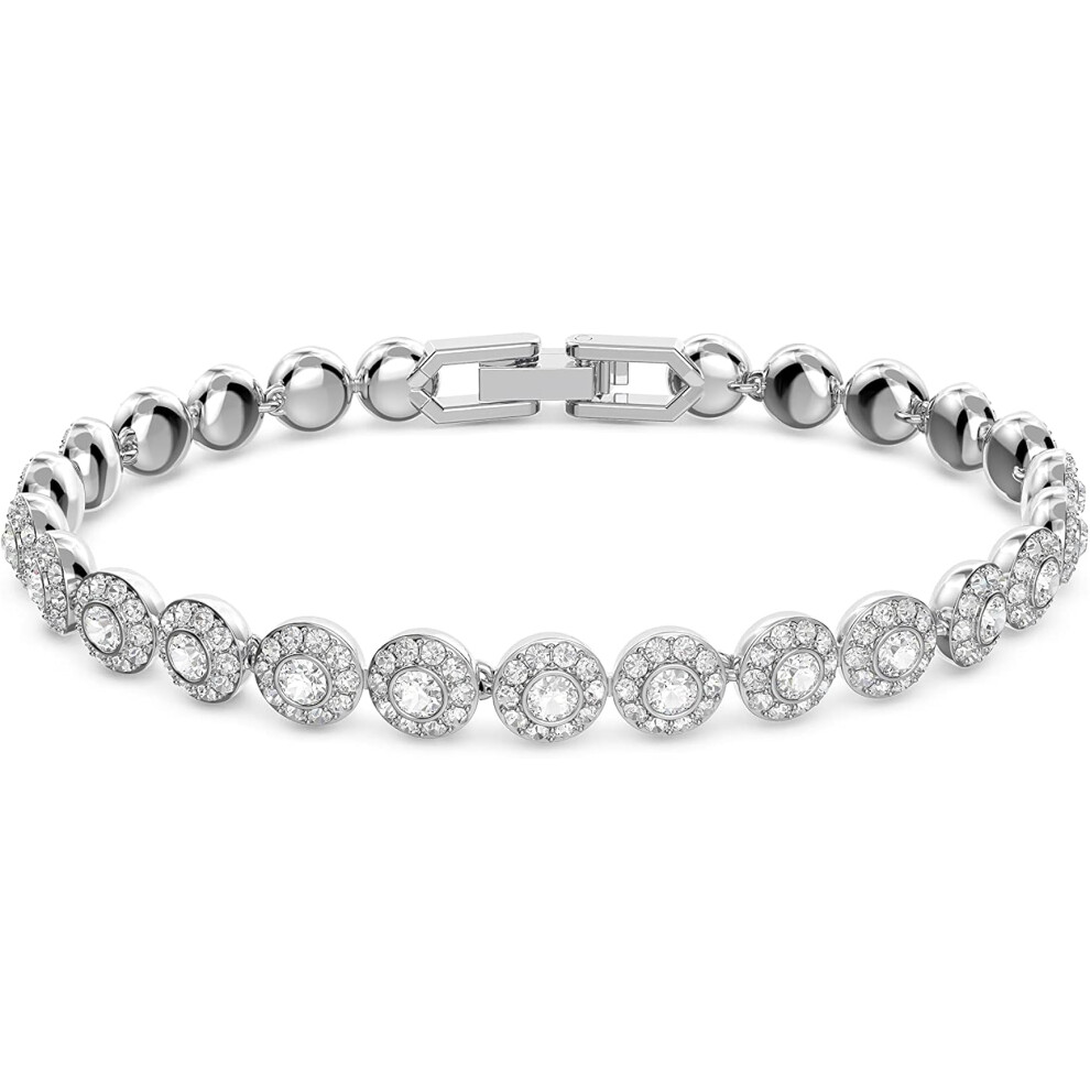 Angelic Crystal Jewelry Collection, Rhodium Tone Finish, Blue Crystal, Pink Crystal, Clear Crystal