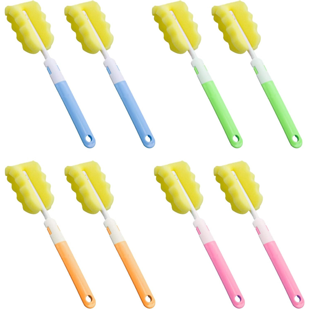 Bottle Brush Glass Bottle Brush Cleaning Brush Bottle Cleaning Brush 28 * 10 cm for Scratch-free Bottle Cleaner Multiple Colors 8 Pieces-image-OPC-PH7ZGR7-NEW