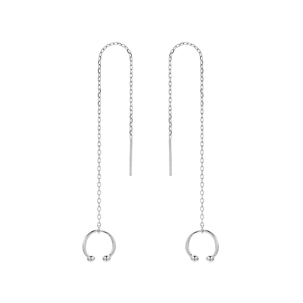 Silver earrings with earrings, women's tassel earrings, one piece earrings for teenagers and girls, as a Mother's Day gift