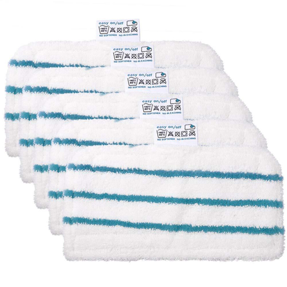 5 Pack Microfiber Replacement Cleaning Pads for Black & Decker Steam Mop FSM1610, 1630, 13E5, 1300, 1321, 13151 Mop-image-OPC-PH7ZJ6F-NEW