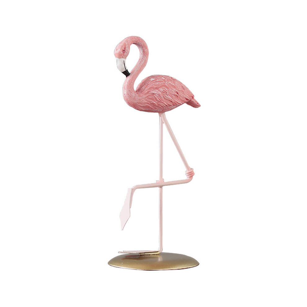 A-Creative Resin Crafts INS Flamingo Cartoon pendulum home living room light luxury Office wind Decorations-image-OPC-PH7ZN8Z-NEW