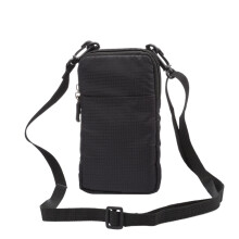 (black)Leather cell phone case, messenger wallet，Mobile phone protective cover