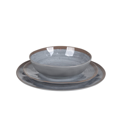 Bo-Camp - Tableware - 100% Melamine - 12-Parts - Halo 1
